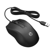 HP Vezetékes egér 100 fekete (6VY96AA#ABB)