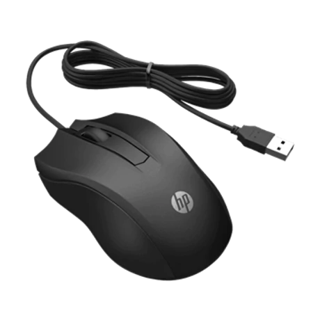 HP Vezetékes egér 100 fekete (6VY96AA#ABB)